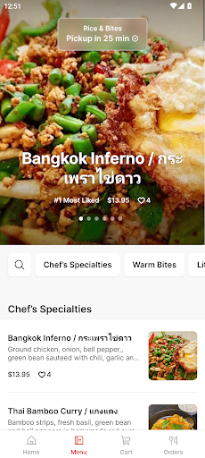 Rice & Bites Screen 2
