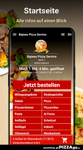 Bajwas Pizza Service Delitzsch Screen 2