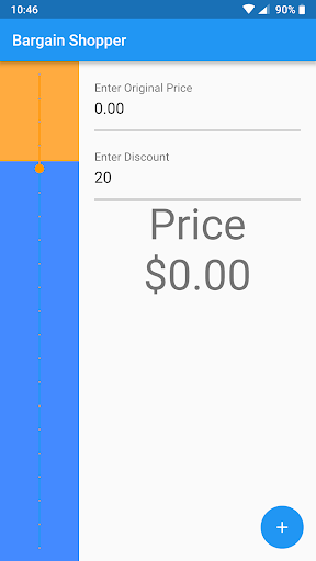 Android application Bargain Shopper screenshort