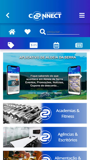 Android application Aldeia da Serra Connect screenshort