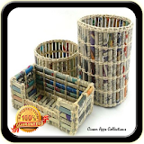 Recycled Newspaper Craft Idea icon