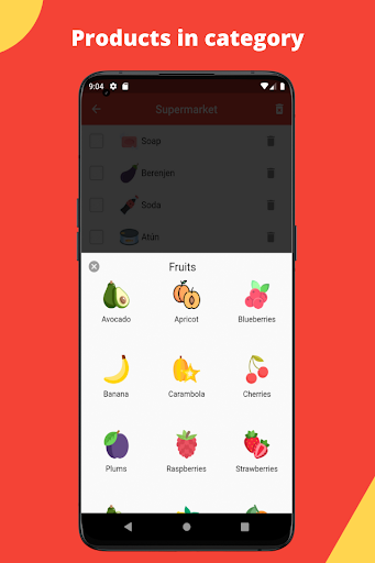 Shopping Lists Simple Screen 3