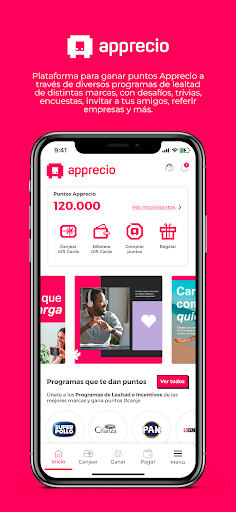 Android application Apprecio Colombia screenshort