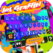  Jet Graffiti Keyboard Theme 