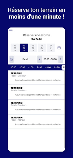 Sud Padel Screen 3