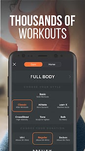 SHRED: Home & Gym Workout Screenshot