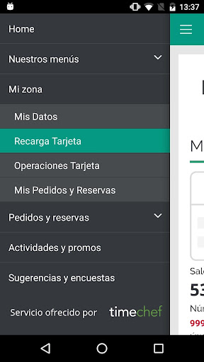 Timechef Screen 2