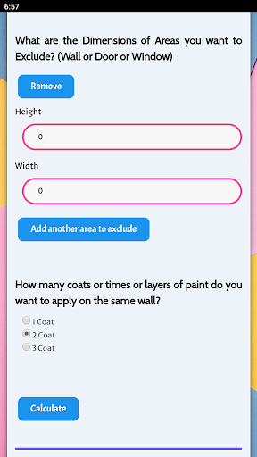 Wall Paint Calculator Screenshot 4 - AppWisp.com