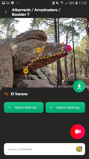 Screenshot of Topo Guru x theCrag