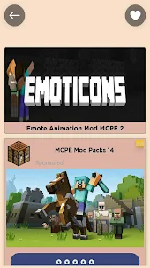 Emote Animation Mod MCPE