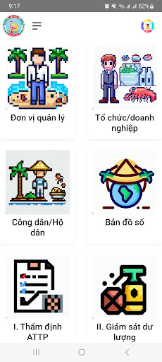Android application QLCL NLTS Bến Tre screenshort