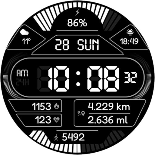DIGI SERONTA URX67 Watch face screenshot 16