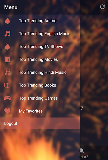 Trending Charts Aggregator Screen 2