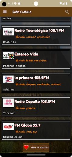 Radio Coahuila Mexico + music Screen 3