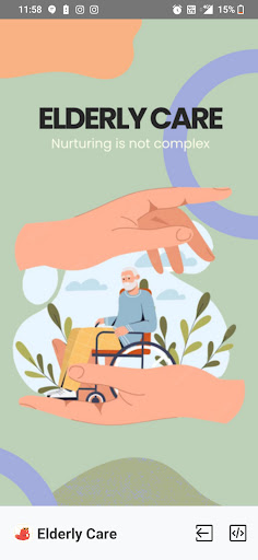 Android application Elderly Care screenshort