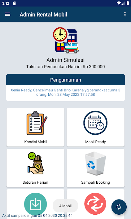 Admin Rental Mobil - 36.0 - (Android)