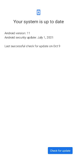 check phone updates Screen 2