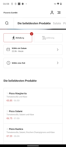 Pizzeria Gambit Screen 3