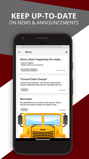 Android application Kingston Elementary School screenshort