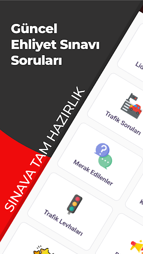 Android application Ehliyet Soruları 2024 (Güncel) screenshort