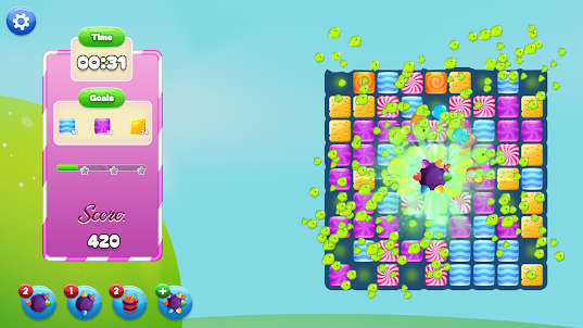 色彩粉碎：方塊益智遊戲