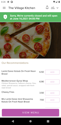The Village Kitchen Screen 2