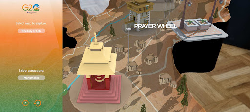 Android application Explore Leh in AR screenshort