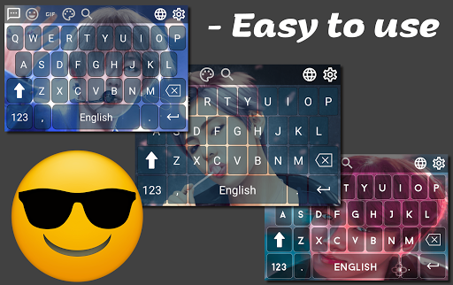 Android application BTS Keyboard Theme screenshort