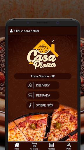 Android application Casa da Esfiha e Pizza screenshort