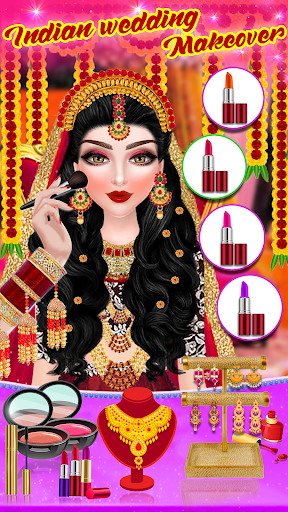 Android application Desi Indian Bride Dressup game screenshort