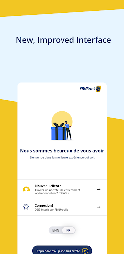 Android application FBNMobile Senegal screenshort