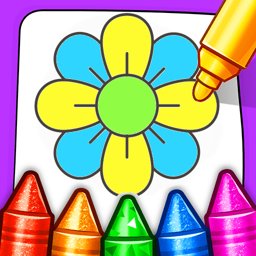 Coloring Flower Pictures logo