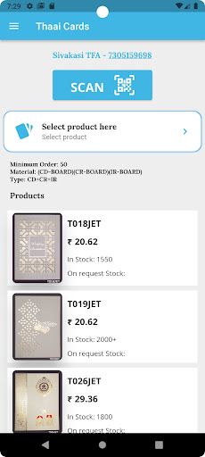 Thaai Cards Screen 2