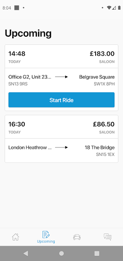 Cabbys Driver Screen 2