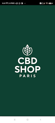 Android application CBD SHOP PARIS screenshort