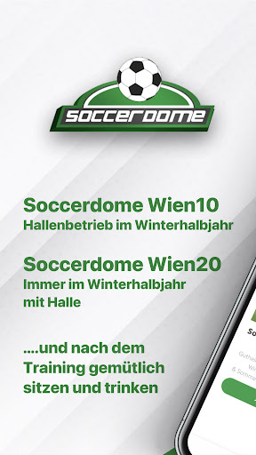 Android application Soccerdome Wien 10 & 20 screenshort