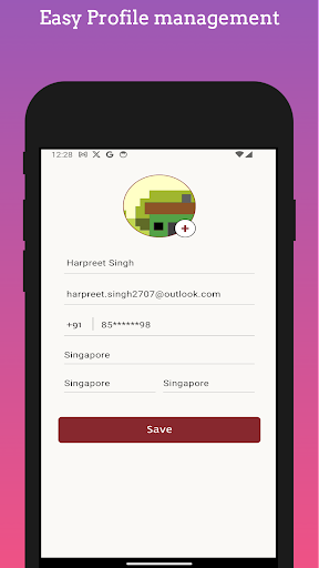 Android application MyIssyoga screenshort
