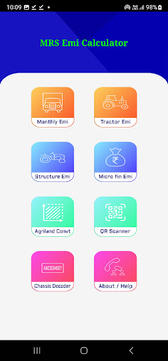 Android application MRS Emi Calculator screenshort