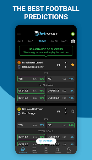 Android application BetMentor: Betting Tips screenshort