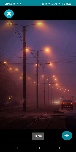 Street Light Fog Wallpaper HD