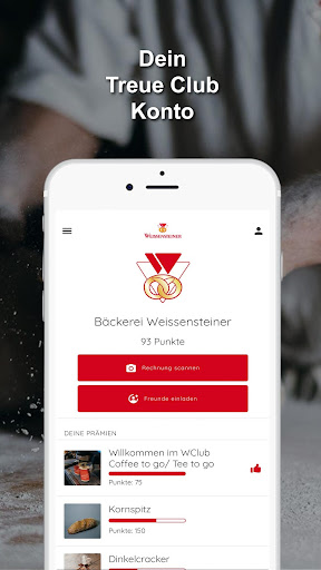 Android application Bäckerei Weissensteiner screenshort