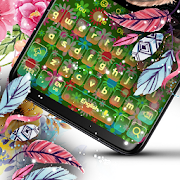 Hippie Flowers Keyboard  Icon