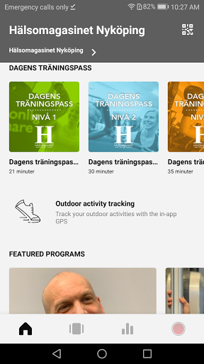 Android application Hälsomagasinet Nyköping screenshort