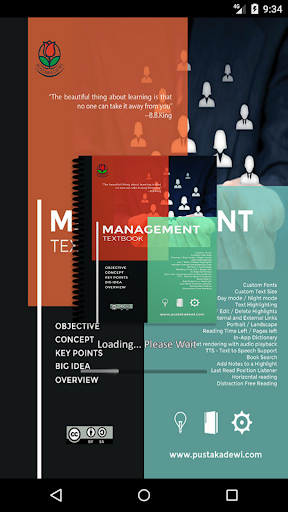 Android application Management Textbook screenshort