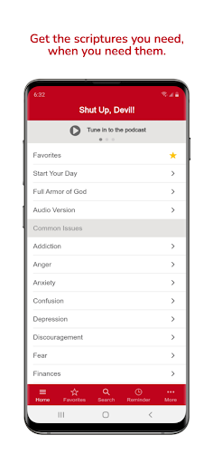 Android application Shut Up, Devil! screenshort