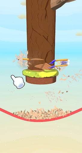 Android application Tree chop Idle screenshort