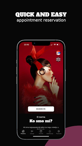 Android application Mili Nail Designers screenshort