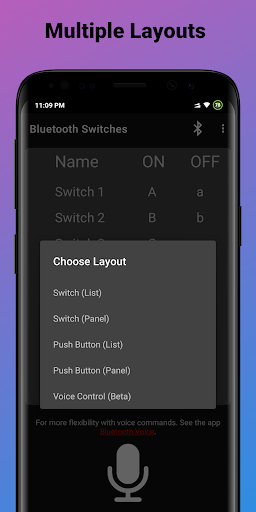 Android application Bluetooth Switches: 104 Relays screenshort