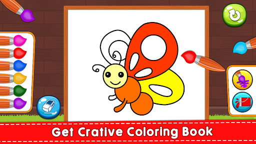 Coloring book: kids learning Screen 3