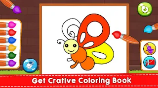 Coloring book: kids learning - Screenshot 3